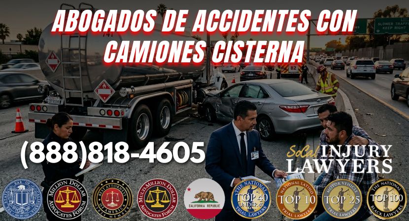 Abogados de Accidentes con Camiones Cisterna en California