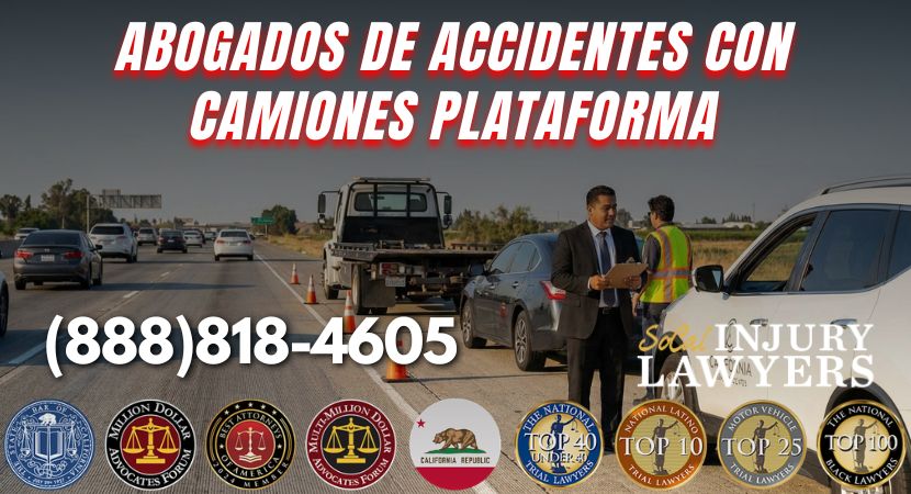 Abogados de Accidentes con Camiones Plataforma en California